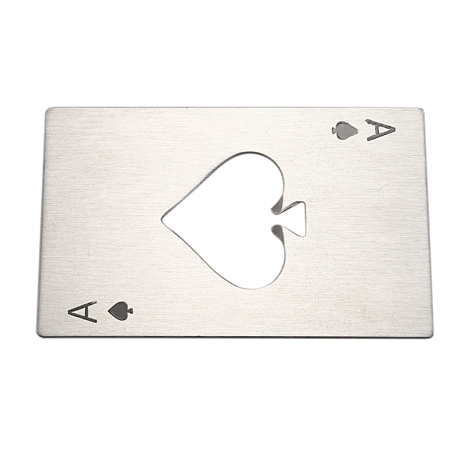 

Playing Card Ace Of Spades Poker Bar Tool Soda Stainless Steal Beer Bottle Cap Opener CNIM Hot