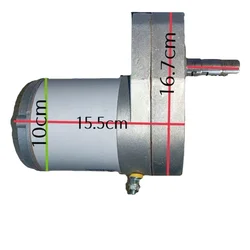 12V 24V 600W 60 Turn 400 Kilogram Van High - Power Multipurpose Speciale Dc Motor Dubbele Bevruchting doos