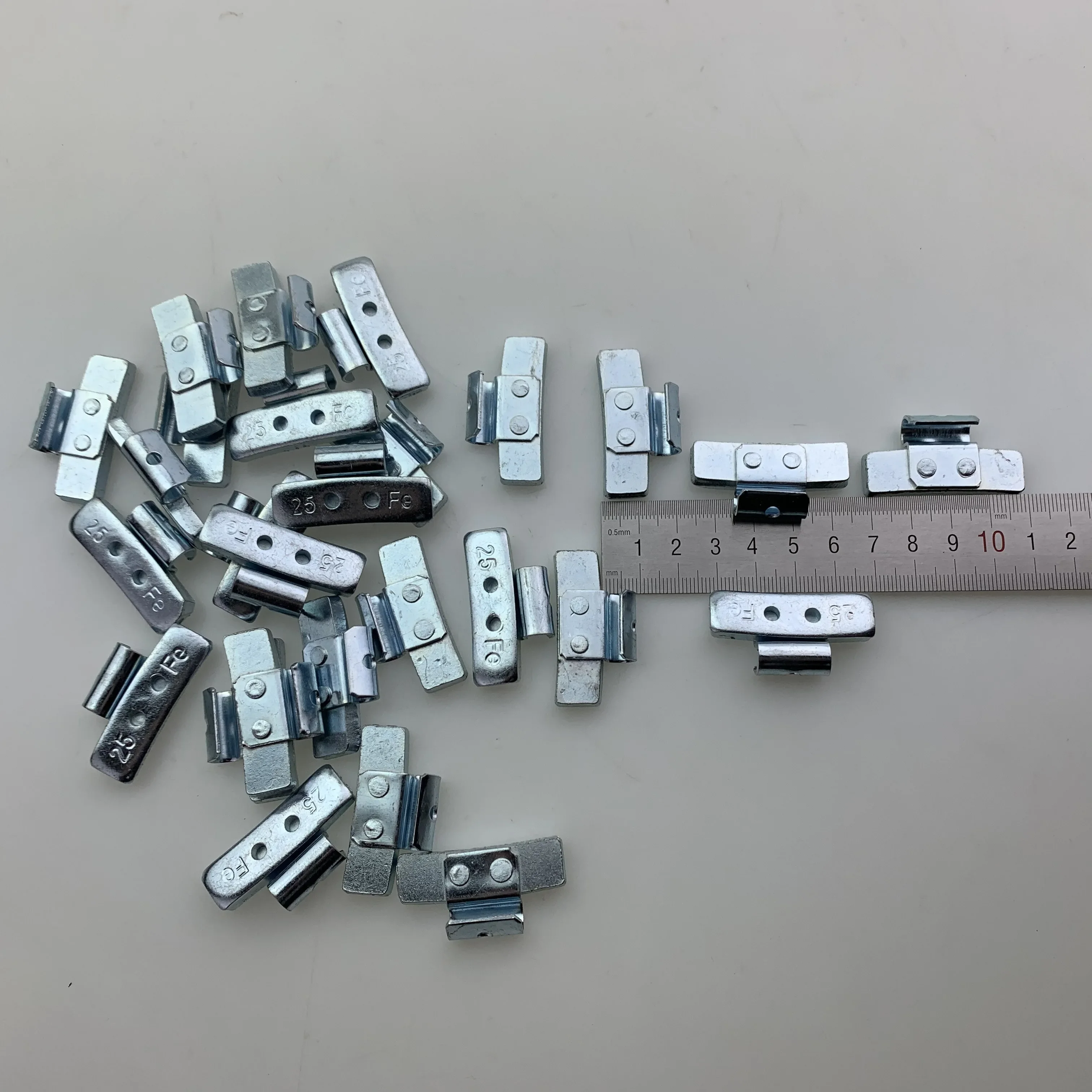 FOR Repair parts Accessories counterweight balancing alloy wheels (wide mouth) 25g iron weights (10) dismantling 5