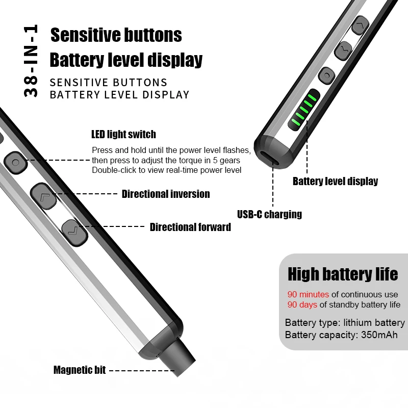 Thumbnail 2 - #27 Latest Precision Electric Screwdriver Sets Offers