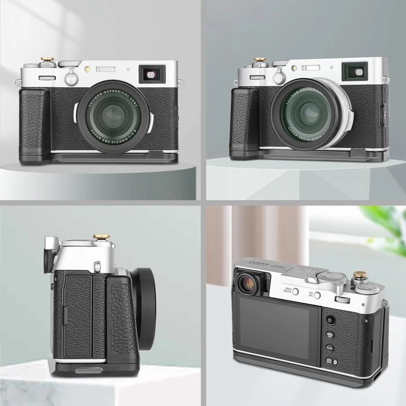 Haoge-カメラブラケットホルダー,クイックリリースプレート,Fujifilm x100vi用ハンドグリップ,ブラックフィット,arca swiss,HG-XVIB