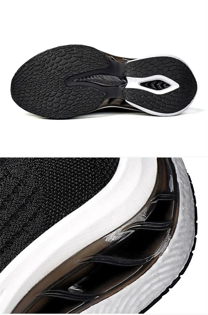 2025 New Running Shoes Men's Women's Soft Bottom Jogging Shoes Couples Size 36-45 Unisex Lightweight Socks Sneakers