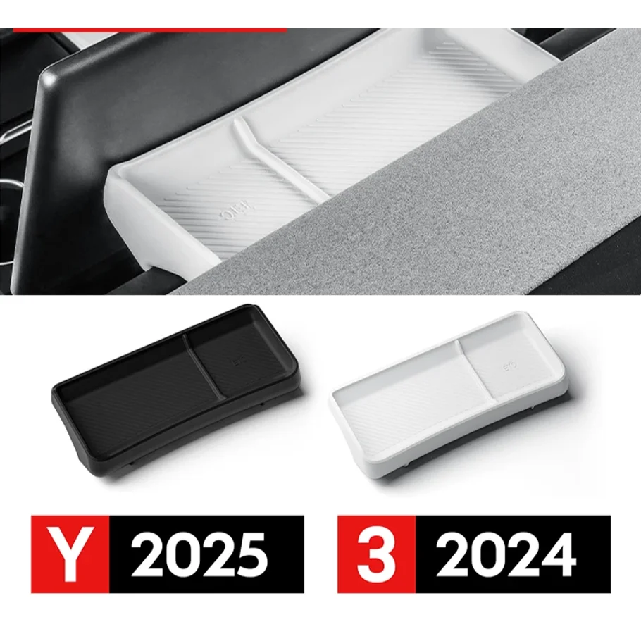

Для Tesla New Model Y Juniper Launch 2025, Model 3 Highland 2024: Органайзер для заднего экрана, Кронштейн для приборной панели, Коробка для салфеток, Лоток и т.д.