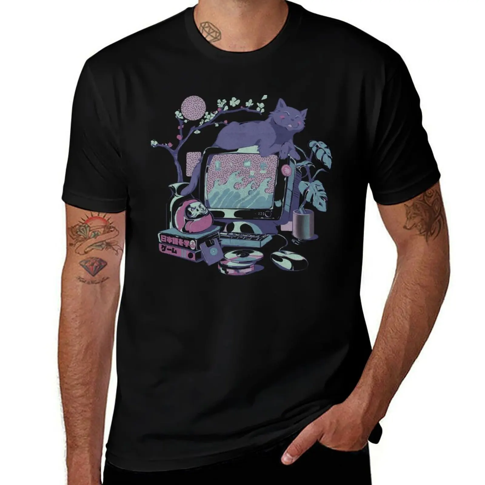 Japanese Desktop T-Shirt g man t shirts for men T-Shirt