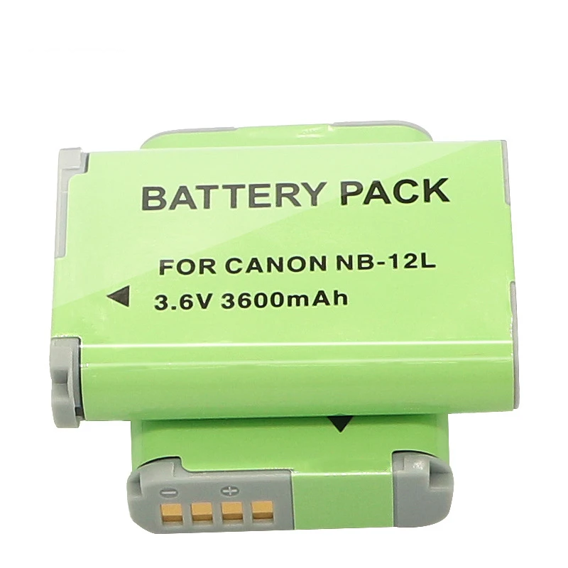 3600mAh nb-12l NB12L NB 12L Li-ion Battery For Canon Legria Mini X  N100, G1 X Mark II Digital Camera Replaceable Battery