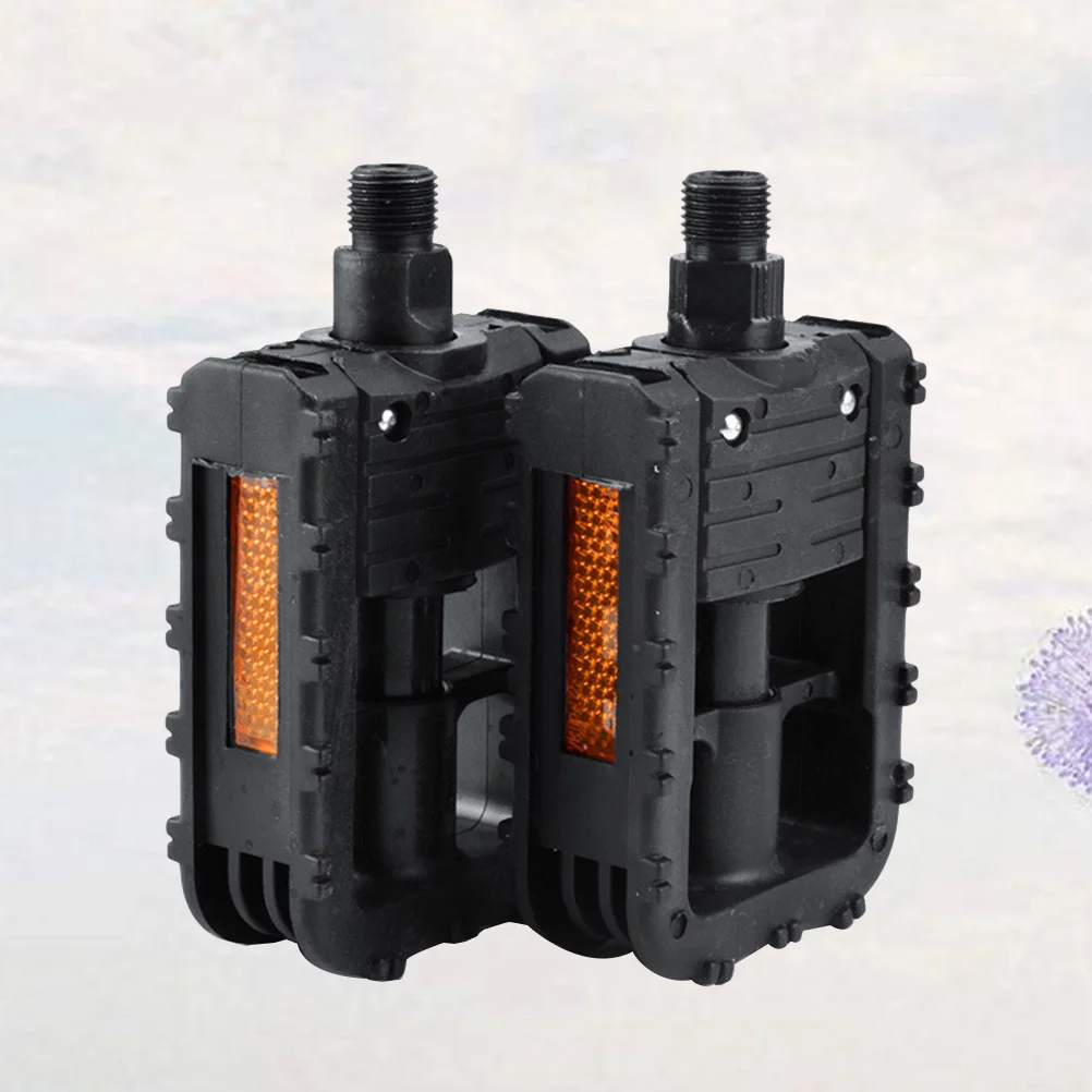 1Pair Aluminum Alloy Mountain Bike Pedals Foldable Lightweight Durable Antiskid Nail Surface for Road Cycling Bicycle Treadle