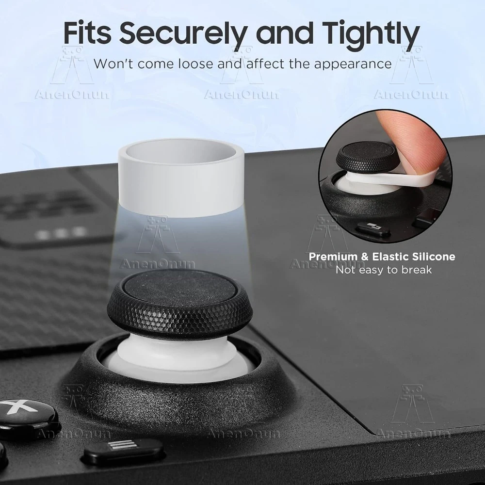 10 Uds. Protectores de Joystick de controlador anillo protector de Joystick de silicona para PS5,PS4,Switch Pro,Xbox,Steam Deck,ROG Ally