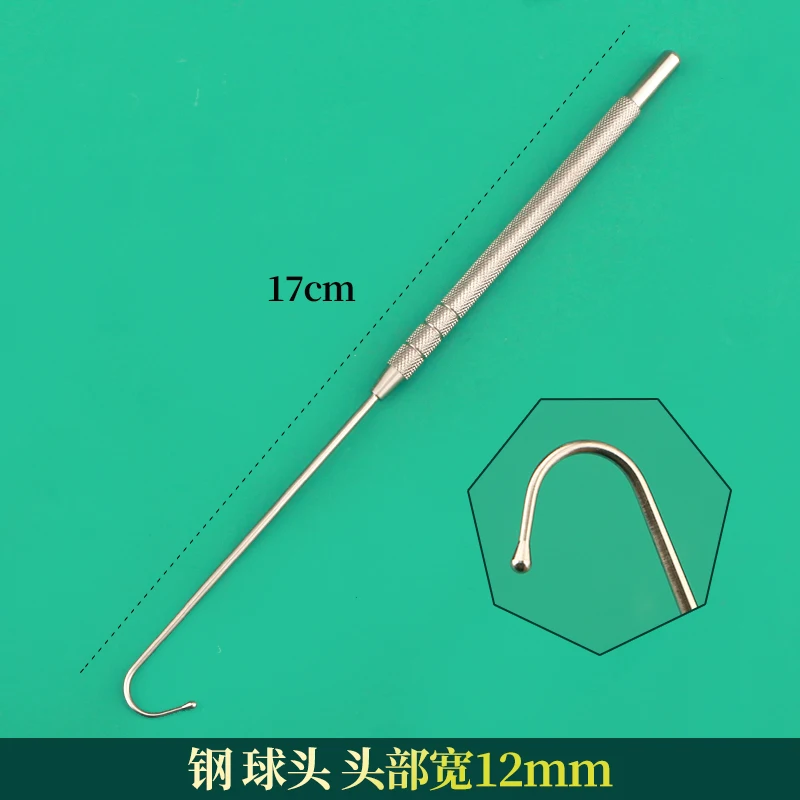 Uterine hook Animal Ovariectomy Spay Snook Dogs Cats Veterinary Pet Orthopedic Instruments