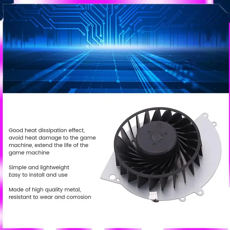 

N98R Ksb0912he-Ck2mc Internal Cooling Fan For Sony Ps4 Cuh-12Xx Cuh-1215A Cuh-1215B Cuh-1200 Cuh-1200Ab01 Cuh-1200Ab02 Console W