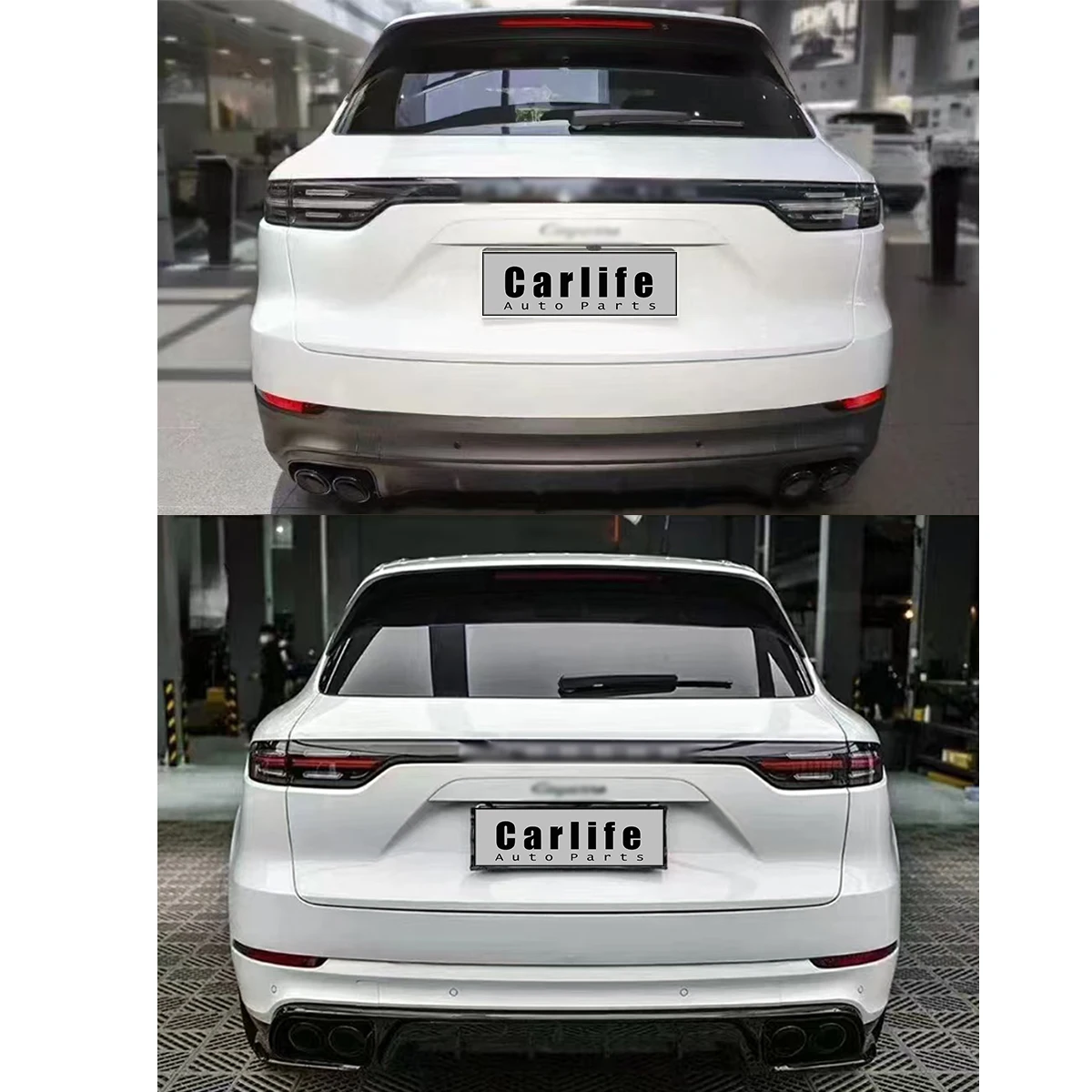Top Quality Car Bumpers Body Kit for   Cayenne 9Y0.1 2018-2023 Conversion to Turbos Look Like.