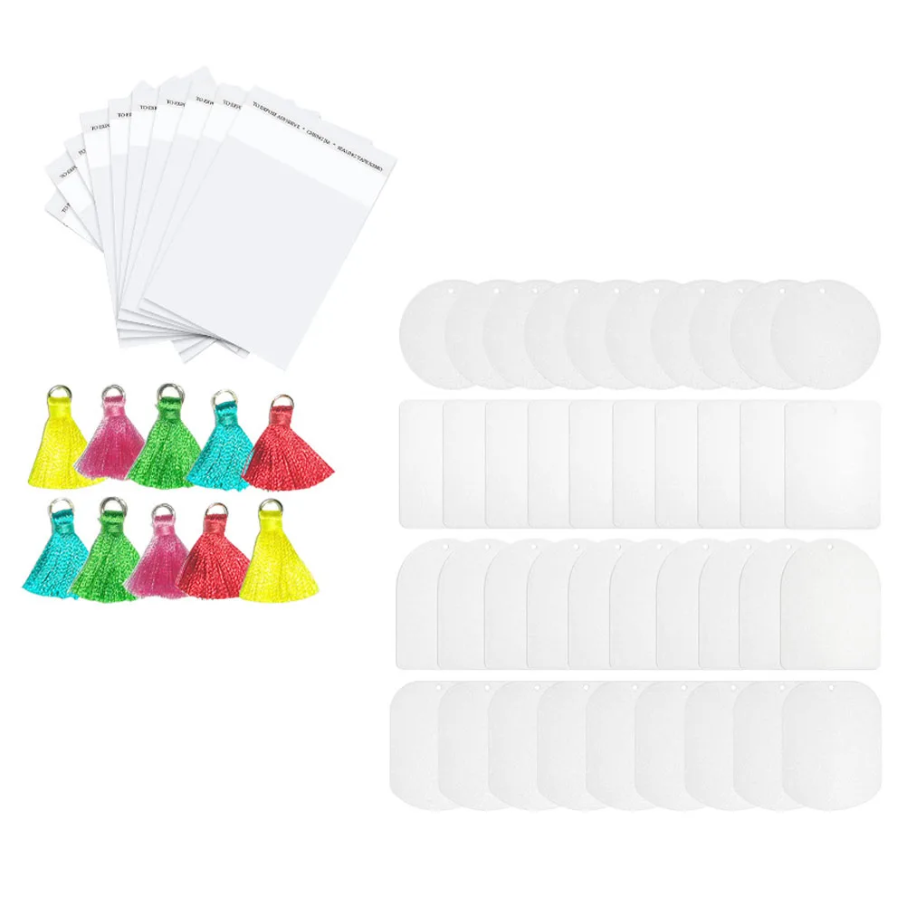 

1 set Car Sublimation Air Freshener Blanks Felt Sheets Diy Heat Transfer Aroma Scents Sheets Double Sided Printable Easy Clean