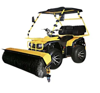 Diesel self-driving snow blower, large-capacity snow blower, suitable for winter maintenance at port yards