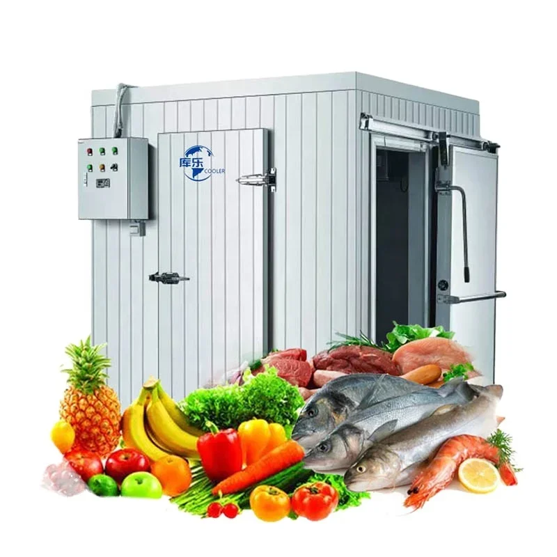 

Walk In Industrial Fresh Keeping Refrigeration Blast Freezer Chiller Room For Fish And Seafood