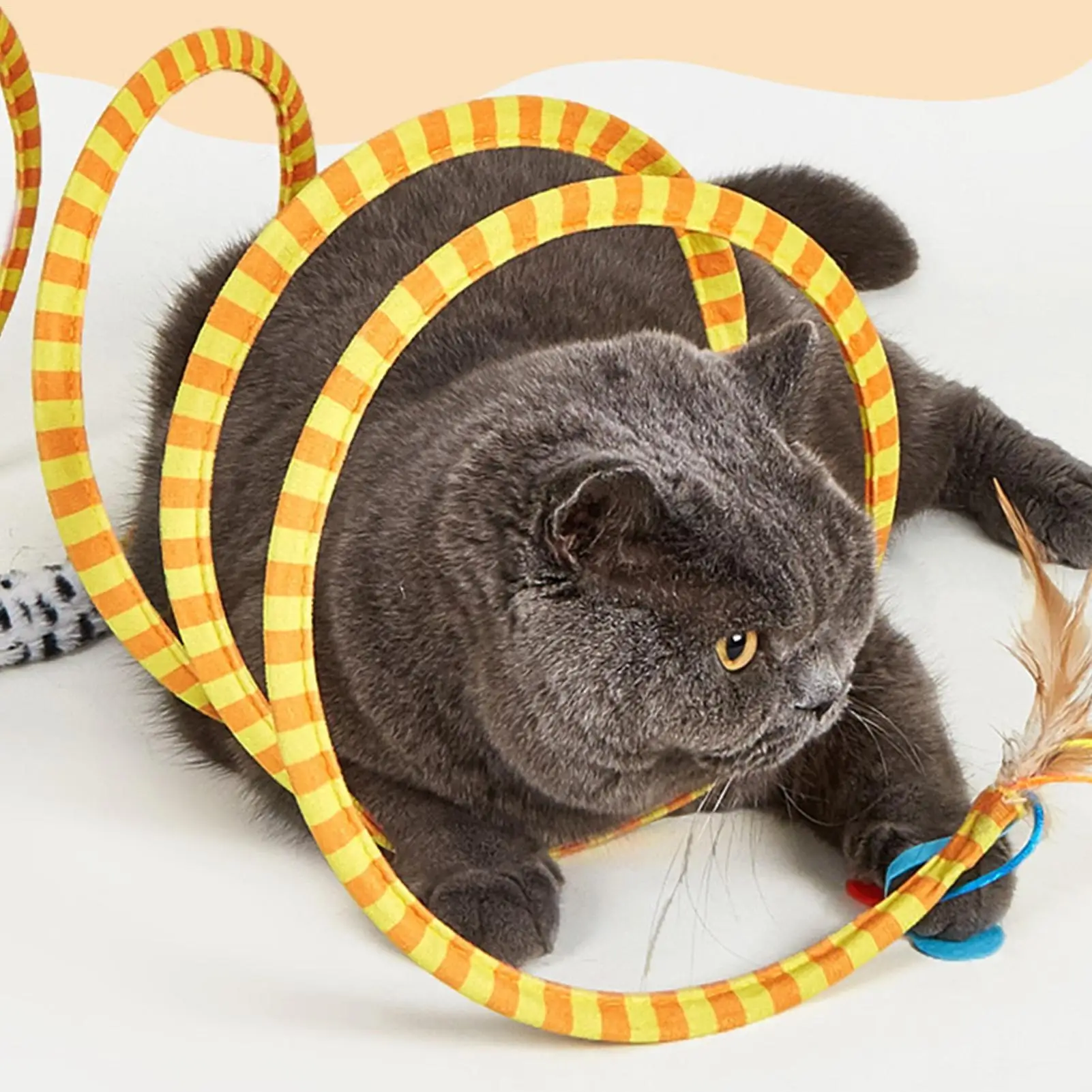 tunel-de-brinquedo-para-gatos-com-catnip-dobravel-para-brincar-sozinho-tubo-espiral-para-caca-e-exercicio-de-gatos