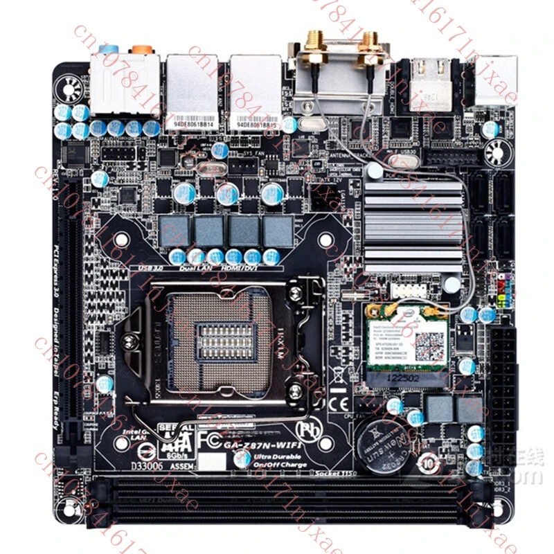 

For Gigabyte Motherboard LGA1150 DDR3 Mini-ITX Mainboard GA-Z87N-WIFI.