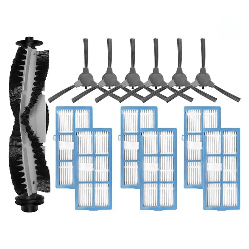 

Запасные части B06B: основная и боковые щетки, HEPA-фильтр для робота-пылесоса Ionvac Robo Vac 2000