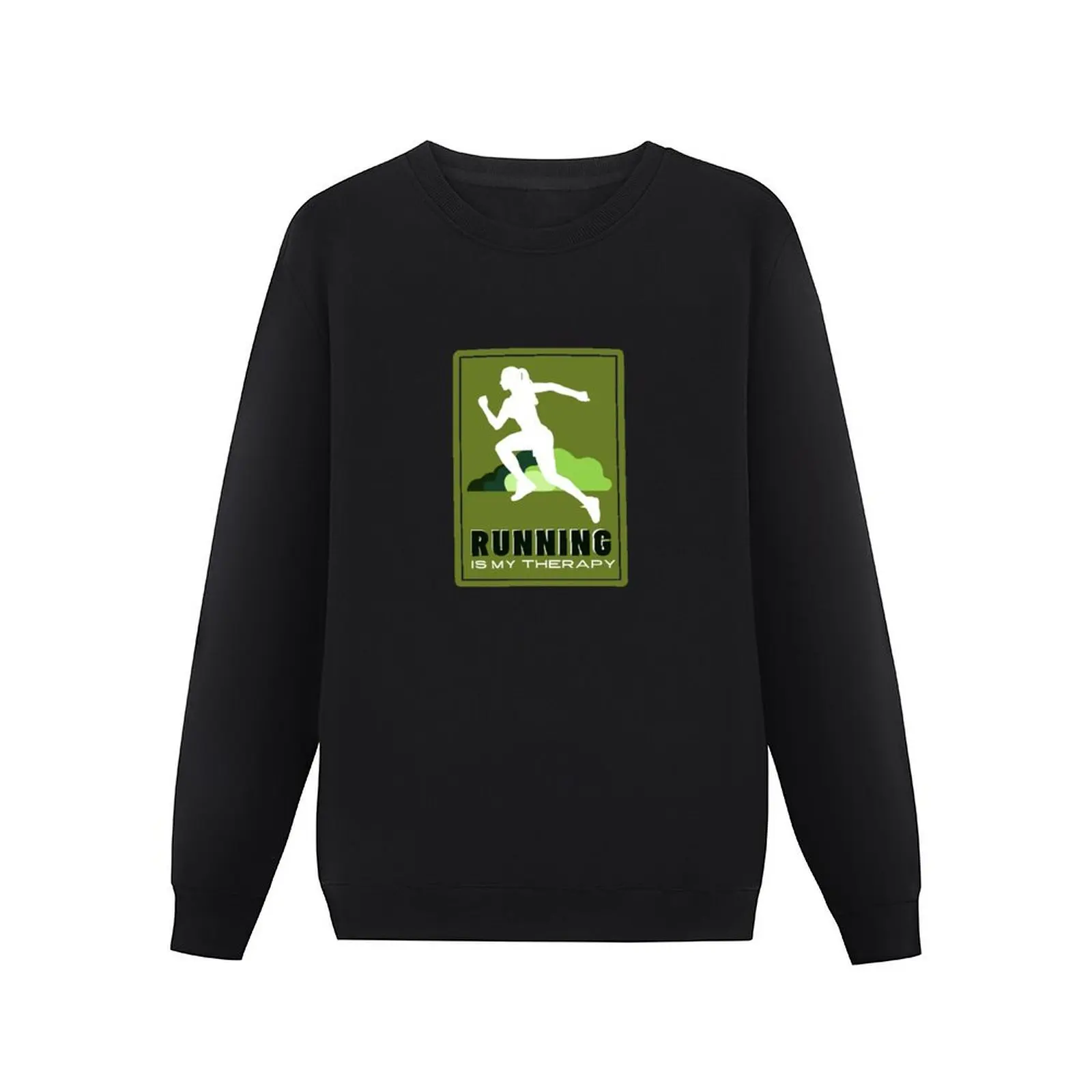 Running is my therapy health promoting design Pullover Hoodie men's autumn clothes new in hoodies & sweatshirts