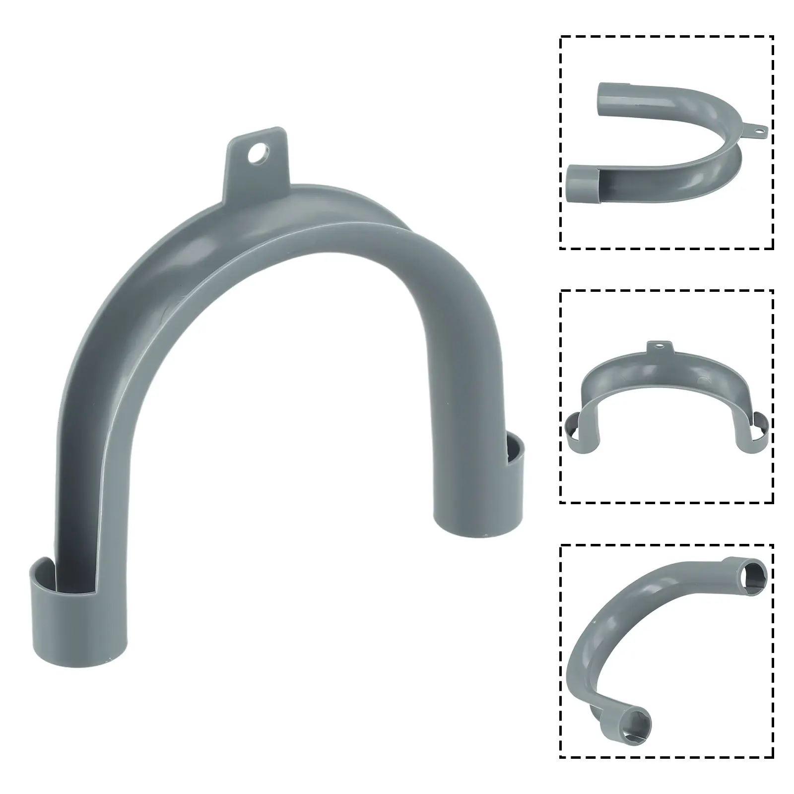 Universal Drain Outlet Hose Hook Pipe For Washing Machines & Dishwashers PVC Bend For Hanging The Drain Hoses Holder