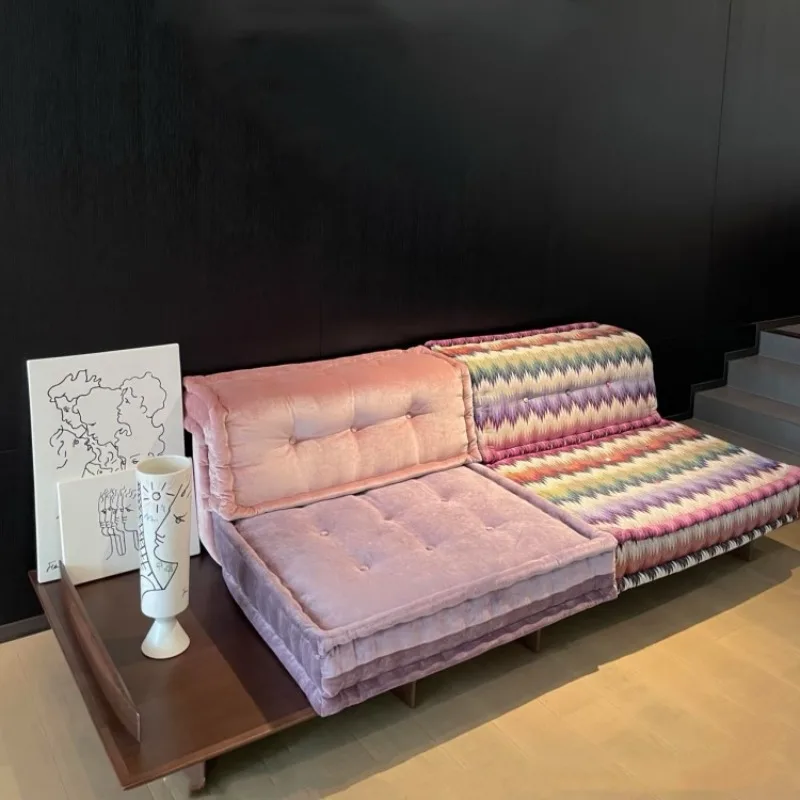 Mahjong sofa star with the same free combination dopamine color module sofa