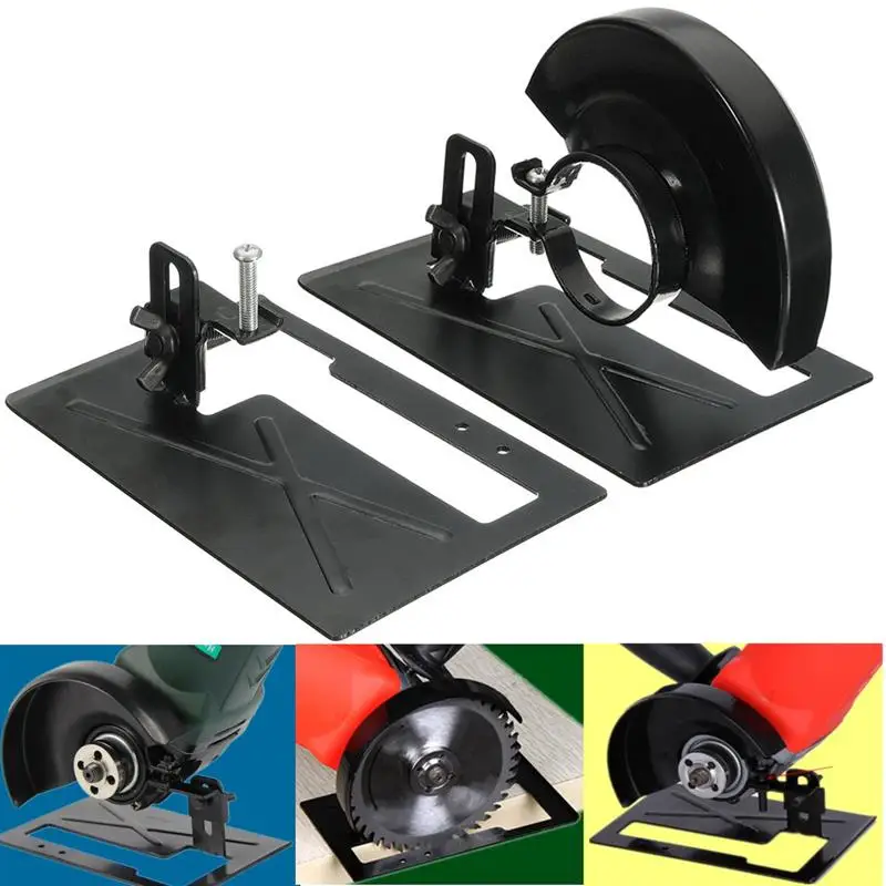 B69C Variable Angle Grinder Cutting Machine Conversion Tool Angle Grinder Holder Safety Shield DIY Tools For Woodworking(With Ca