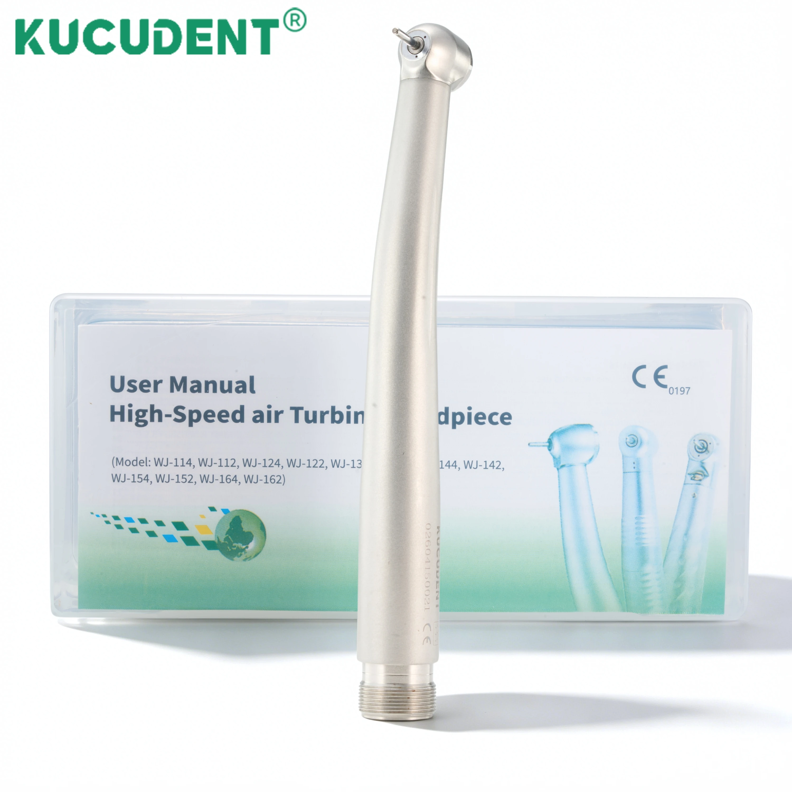 Dental-Hochgeschwindigkeits-Handstück mit Luftturbine, Druckknopf, 2-Loch, 4-Loch, 3-Loch Wasserstrahl, Einfache Reinigung für den Einsatz in Zahnkliniken