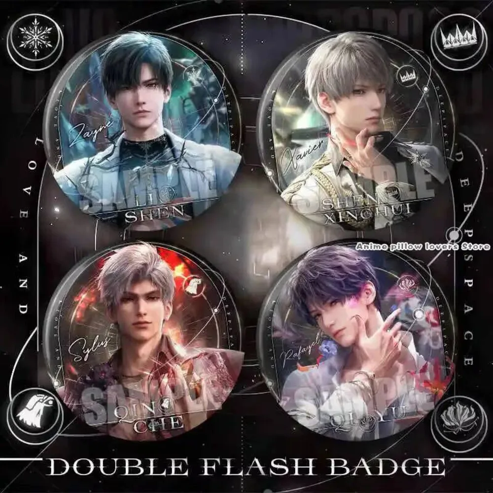 

Аниме Love And Deepspace Zayne Rafayel Sylus Xavier, значок для косплея, брошь, булавки, коллекция подвесок с героями мультфильмов