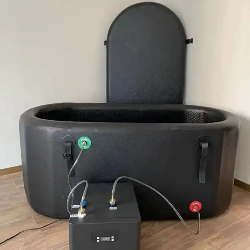 The Barrel Cold Plunge Tub Ice Bath Machine With Chiller System Optional