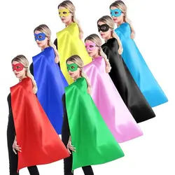 Teen and adult superhero Capes and masks in bulk packaging - Superhero party costumes team spirit building