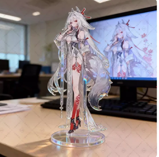 

Японская аниме-фигурка Zenless Zone Zero: акриловая подставка-модель Е Шунгуан, коллекционная, для косплея, декор для рабочего стола, подарки WKGYP