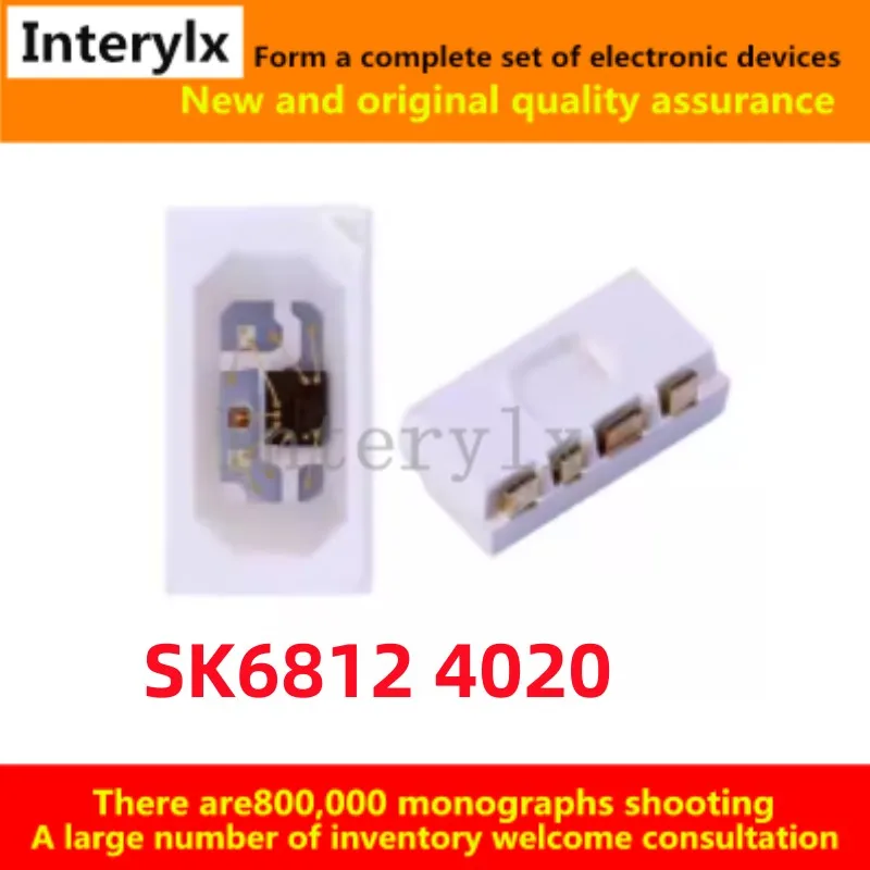 50-1500Pcs/Lot 4020 Fantasy Color WS2812b SK6812 built-in IC controllable 4020RGB side luminous fantasy light bead LED