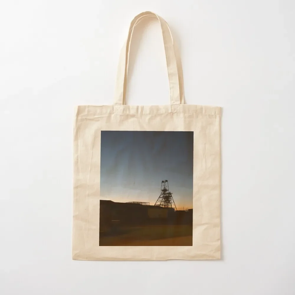 South Crofty Tin Mine Tote Bag canvas tote large size bags Tote Bag