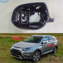 Car Accessories Reversing Frame For Mitsubishi Outlander 2019~2021 Rearview Mirror Frame Rearview Mirror Housing