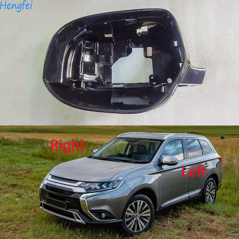 Akcesoria samochodowe Rama cofania dla Mitsubishi Outlander 2019 ~ 2021 Rama lusterka wstecznego Obudowa lusterka wstecznego