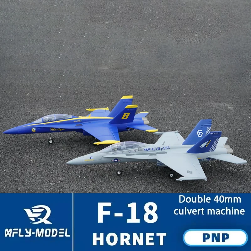 XFly Veloce Volare Doppio 40mm F-18 Hornet Canalizzato Modello di Caccia Modello Volante Giocattolo Volante Per Adulti Regalo