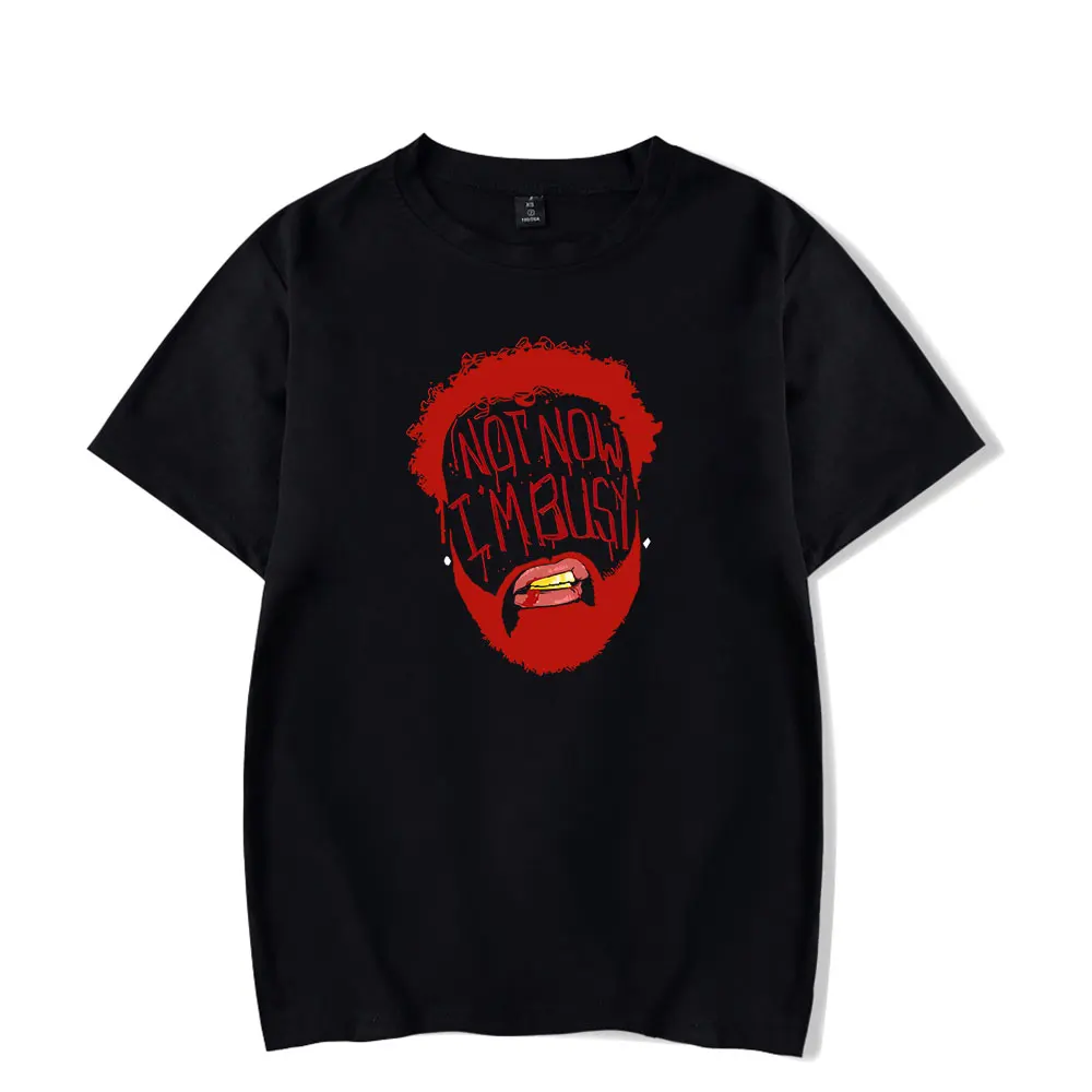 Joyner Lucas Not Now I'm Busy Face Short Sleeve Tee Women Men Crewneck Unisex Fashion T-shirt