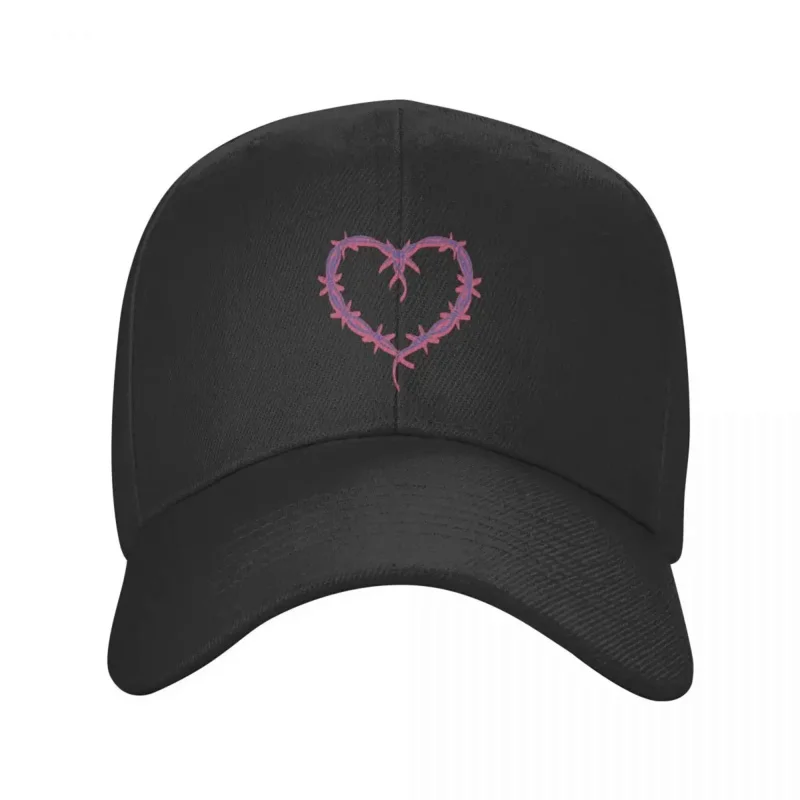 Karol G RED AND BLUE Bare Wire Heart Baseball Cap Streetwear Icon Ladies Men's