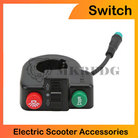 5pin Waterproof Handlebar Headlight Horn Turn Signal Switch for KUGOO M4/PRO Electric Scooter 3 in 1 Replace Accessories