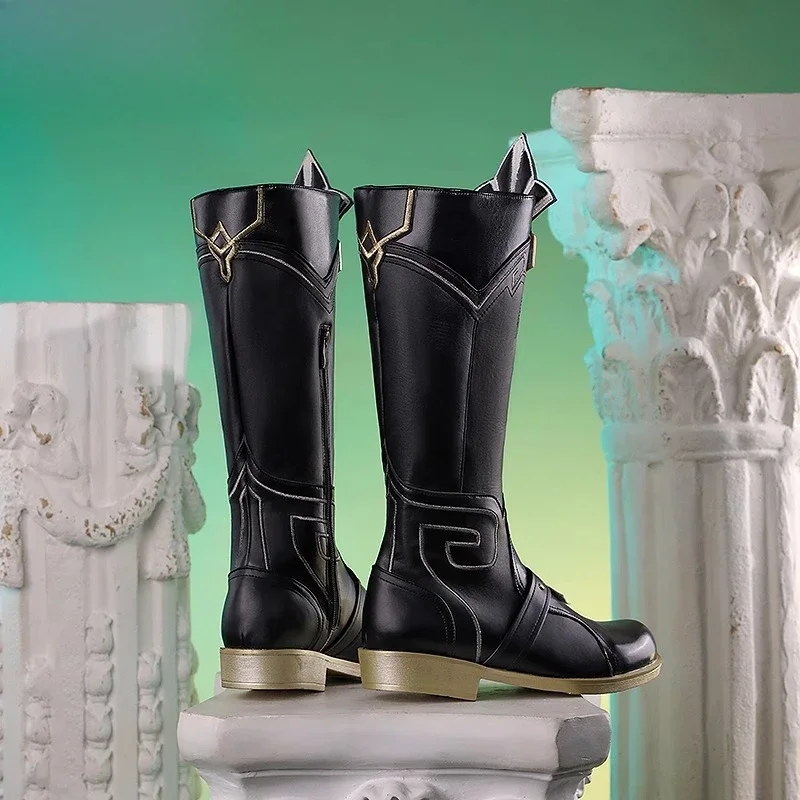 Chaussures de Cosplay Honkai: Star Rail DanHeng, jeu de rôle adapté aux accessoires de bottes de noël d'halloween, 2025