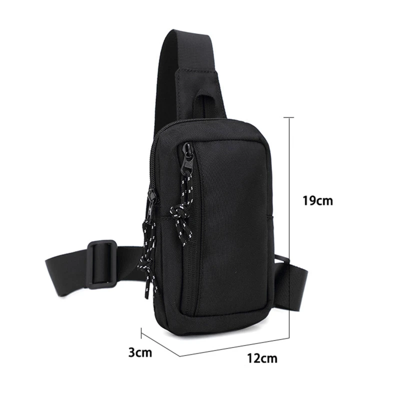 Męska torba na klatkę piersiową Męska torba na ramię Oxford Man Side Sling Crossbody Bag for Male 2024 Casual Handbag Travel Phone Bags