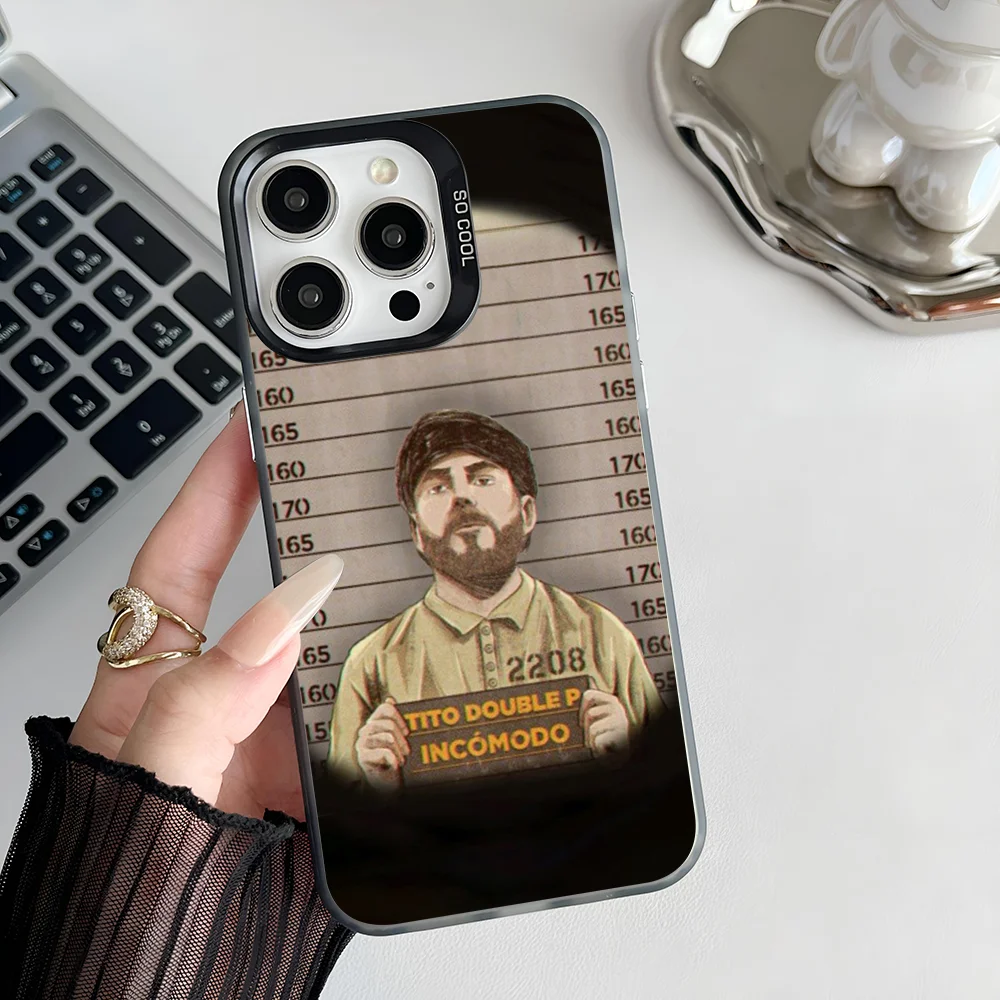 Epc Tito D-Double P Phone Case IMD Phone Case For IPhone 16 15 14 13 12 11 Pro Max Plus Color Silver Cover