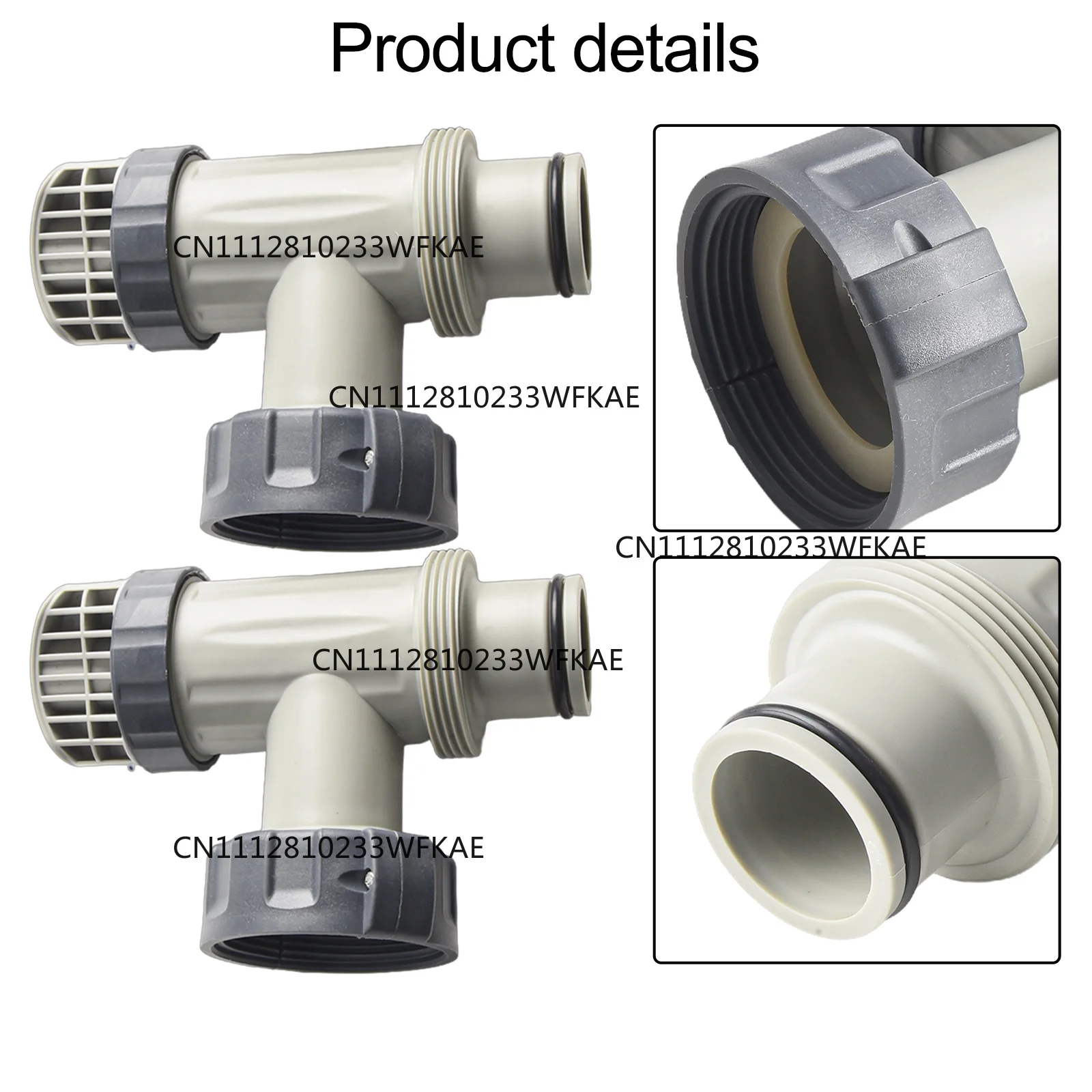 2 pool plunger valves, plastic replacement for Intex 10747 surface pool sand filter pump accessories