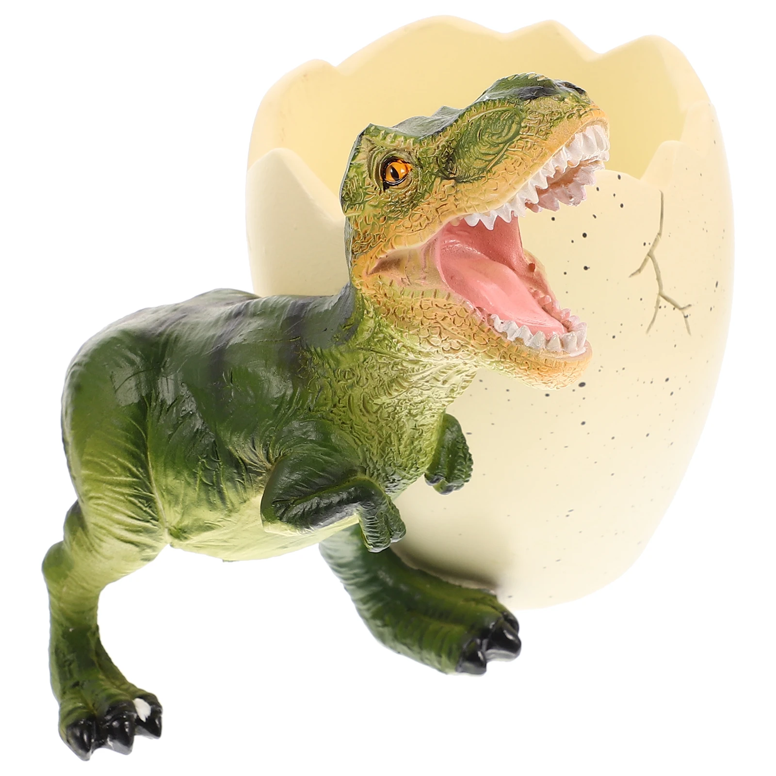 

Dinosaur Pen Holder Resin Material Safe Long Use Simple Practical Container Stable Base Firmly Placed Storage Pens