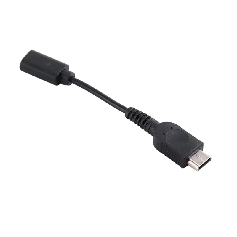10CM Black USB Type C Charging Adapter with LED Indicator Light (Non-PD) for Gameboy Micro GBM Console view 6