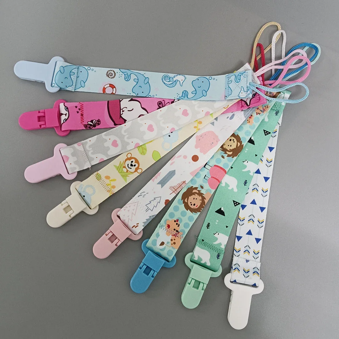 3ps Pacifier Clip Weaving Pacifier Fixing Chain Newborn Pacifier Clip Comfort Bracket Baby Toy Gifts To Prevent Falling Baby Toy