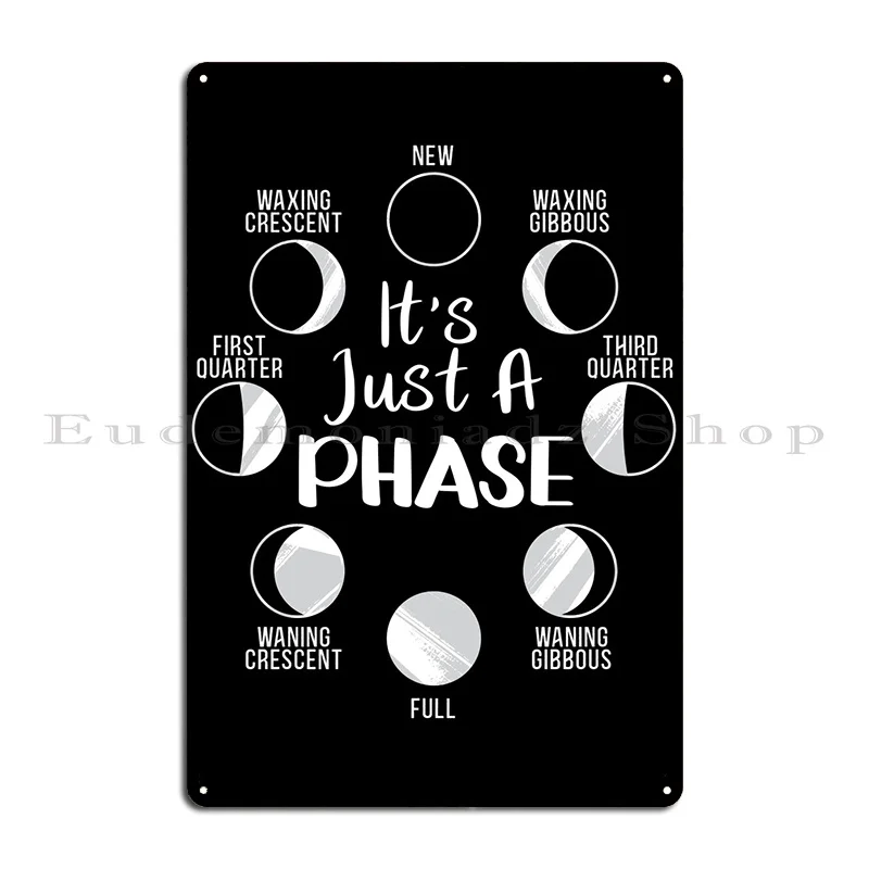 Its Just A Phase Metal Sign Cinema Club Create Bar Kitchen Tin Sign Poster