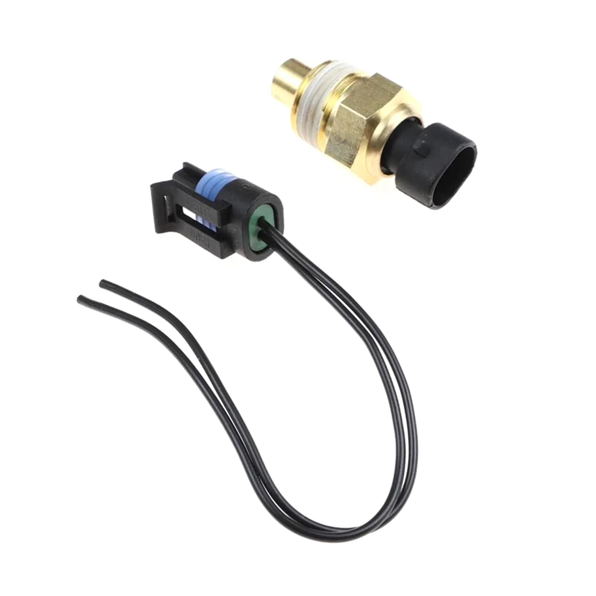 5055401 Q21-1002 Temp Temperature Sending Sensor with Plug for Peterbilt 379 Kenworth T600 T660 T800 Q211002 505-5401