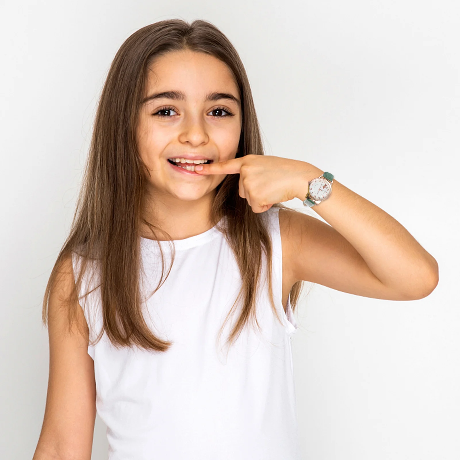 1 unidad de dibujos animados luminosos para reloj de pulsera, reloj de cuarzo, reloj de pulsera para estudiantes a la moda, banda duradera para reloj de pulsera