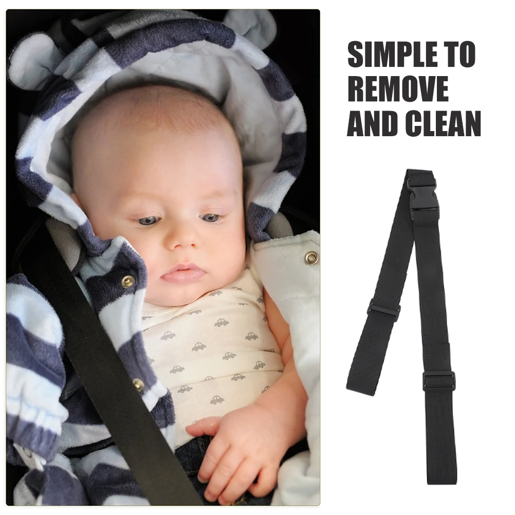 2 قطعة حزام كرسي تغذية الرضع كرسي مرتفع تسخير المحمولة قابلة للطي سهلة التنظيف لمختلف إعدادات أشرطة الكرسي العالي #4