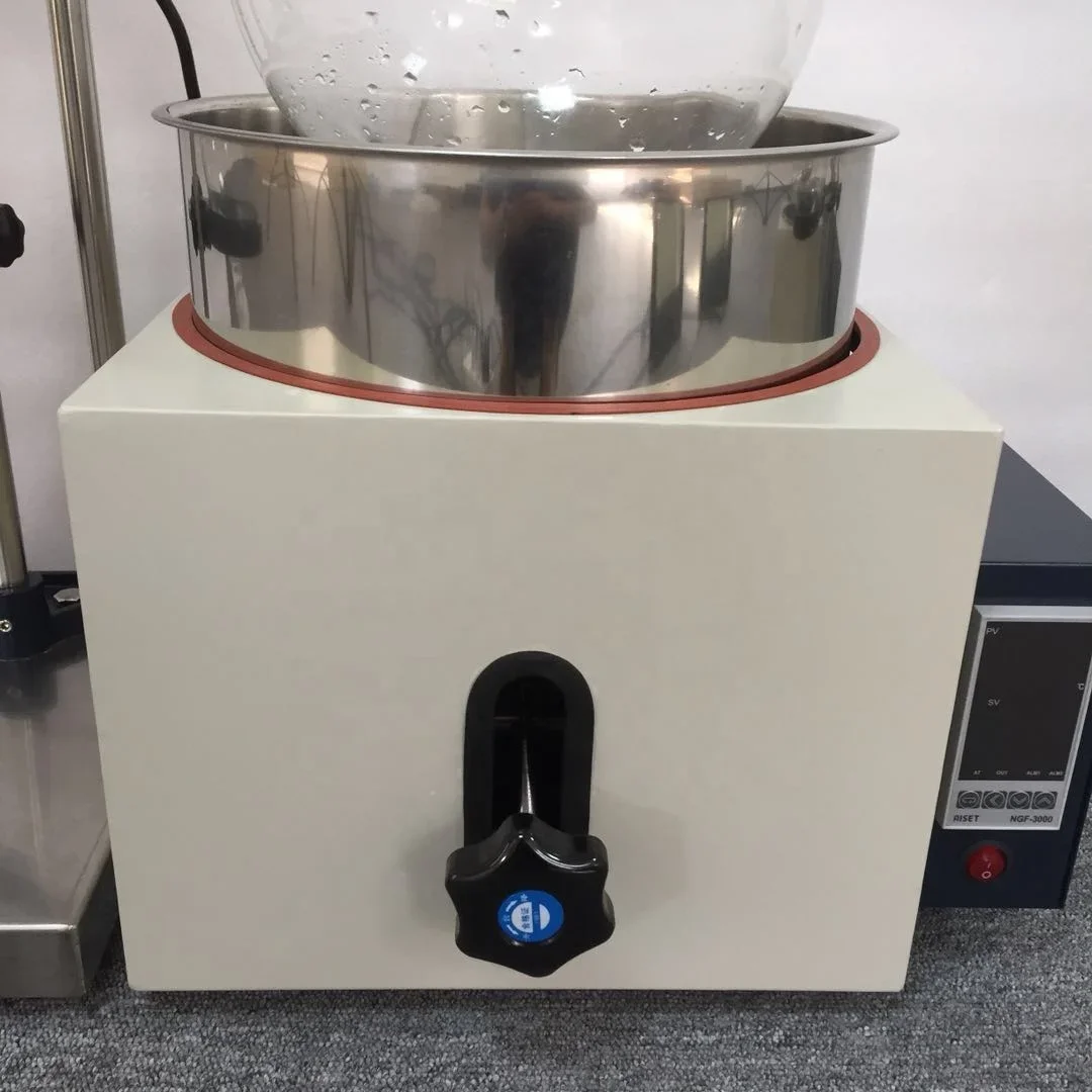 5L Desktop Rotary Evaporator Heating Bath And Vacuum Pump Essential Oil Extraction And Distillation Equipment