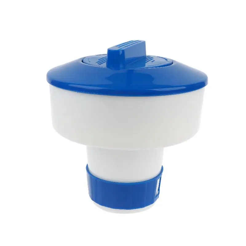 Floating Pool Chlorine Dispenser Automatic Sterilizer Adjustable Opening PP Holder for 1-3 Inch Chlorine Tablets Pool SPA